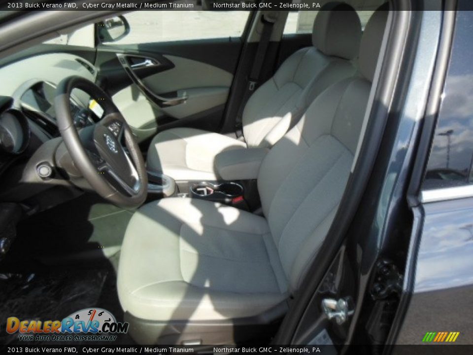 2013 Buick Verano FWD Cyber Gray Metallic / Medium Titanium Photo #11