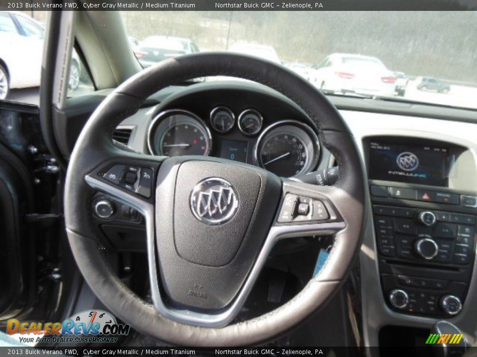 2013 Buick Verano FWD Cyber Gray Metallic / Medium Titanium Photo #18