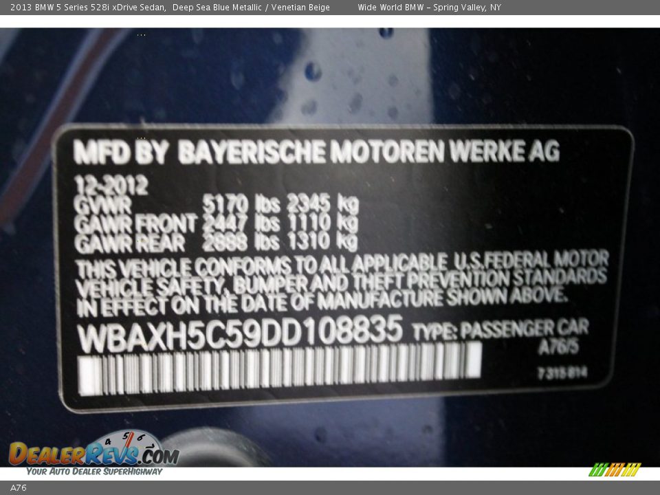 Bmw paint code a76 #1