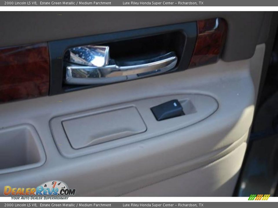 2000 Lincoln LS V8 Estate Green Metallic / Medium Parchment Photo #27
