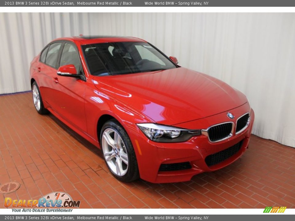 Front 3/4 View of 2013 BMW 3 Series 328i xDrive Sedan Photo #1