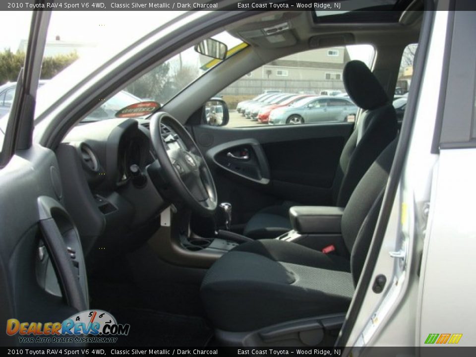 2010 Toyota RAV4 Sport V6 4WD Classic Silver Metallic / Dark Charcoal Photo #7