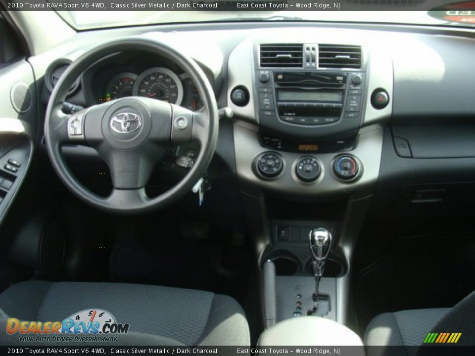2010 Toyota RAV4 Sport V6 4WD Classic Silver Metallic / Dark Charcoal Photo #9
