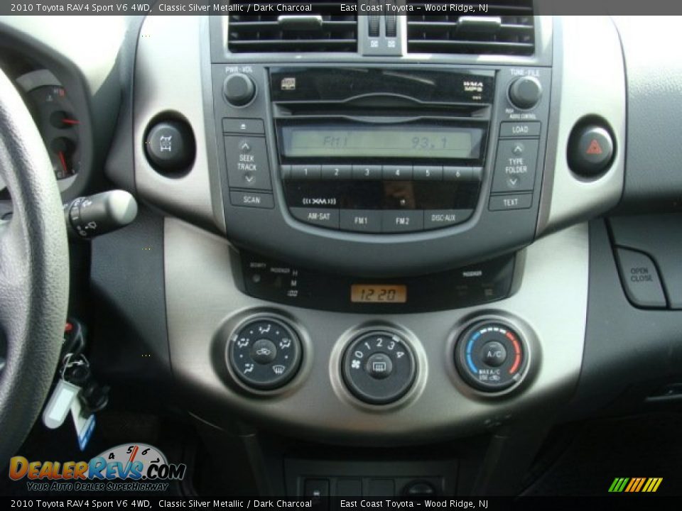 2010 Toyota RAV4 Sport V6 4WD Classic Silver Metallic / Dark Charcoal Photo #11