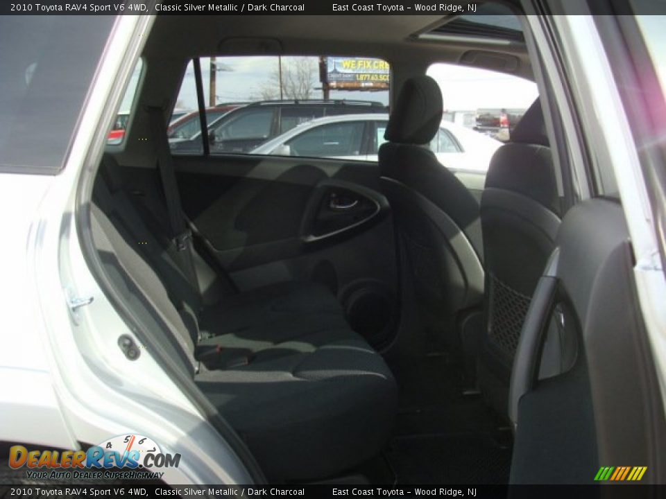 2010 Toyota RAV4 Sport V6 4WD Classic Silver Metallic / Dark Charcoal Photo #12