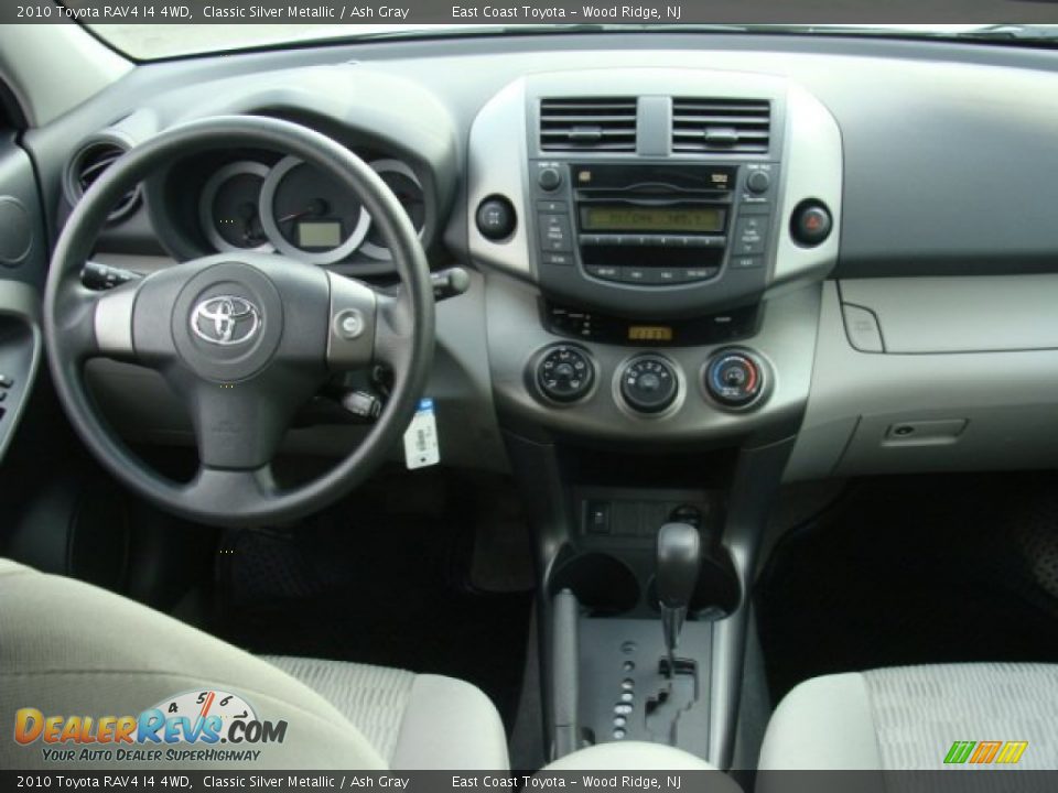 2010 Toyota RAV4 I4 4WD Classic Silver Metallic / Ash Gray Photo #9