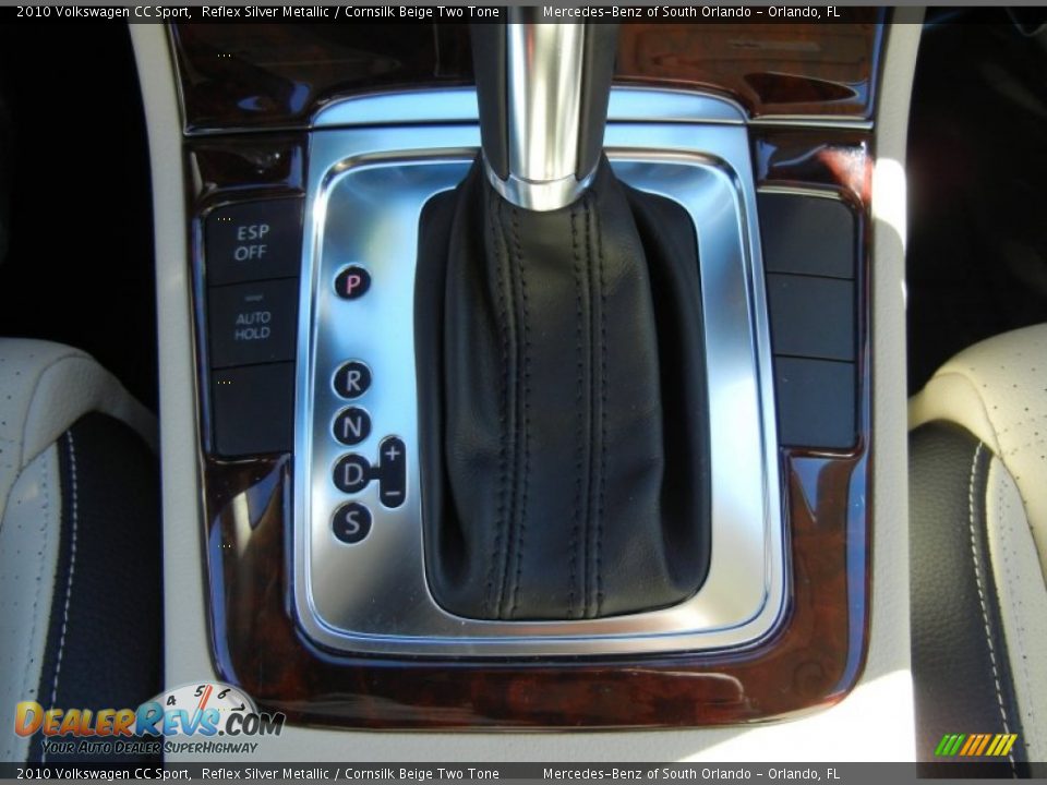 2010 Volkswagen CC Sport Reflex Silver Metallic / Cornsilk Beige Two Tone Photo #22