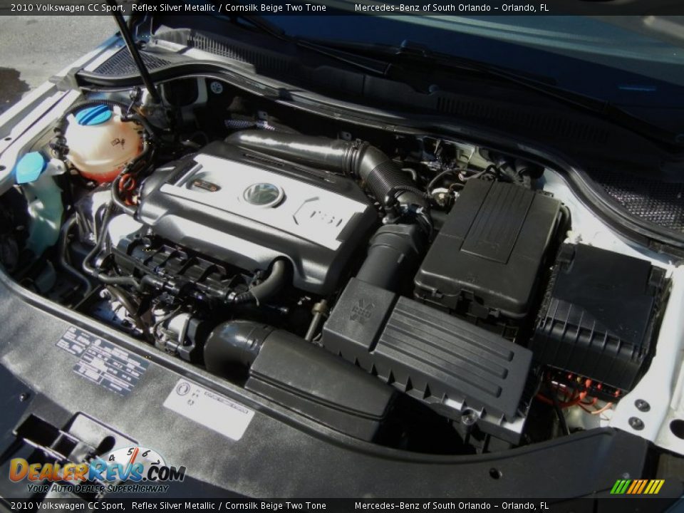 2010 Volkswagen CC Sport Reflex Silver Metallic / Cornsilk Beige Two Tone Photo #26