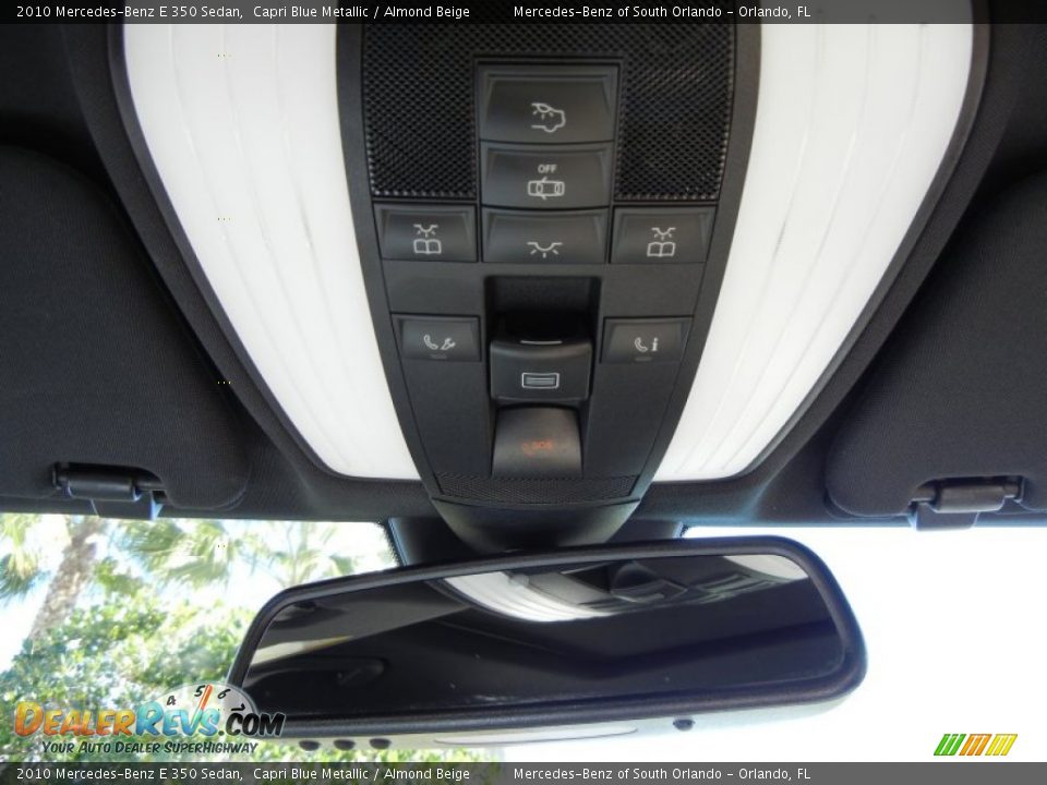 2010 Mercedes-Benz E 350 Sedan Capri Blue Metallic / Almond Beige Photo #23
