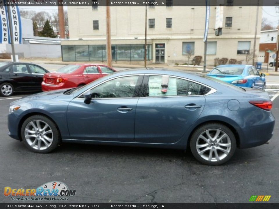 2014 Mazda MAZDA6 Touring Blue Reflex Mica / Black Photo #2