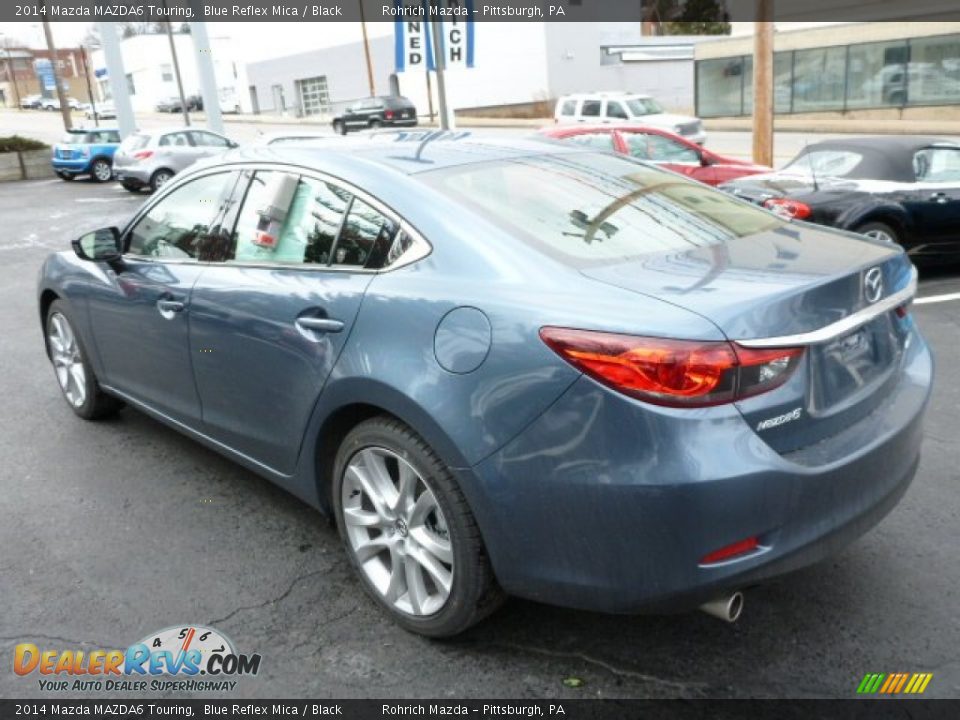 2014 Mazda MAZDA6 Touring Blue Reflex Mica / Black Photo #3