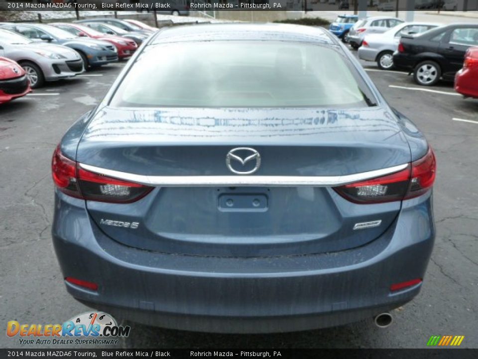 2014 Mazda MAZDA6 Touring Blue Reflex Mica / Black Photo #4