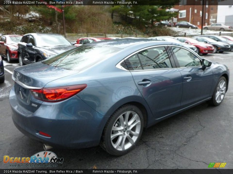 2014 Mazda MAZDA6 Touring Blue Reflex Mica / Black Photo #5