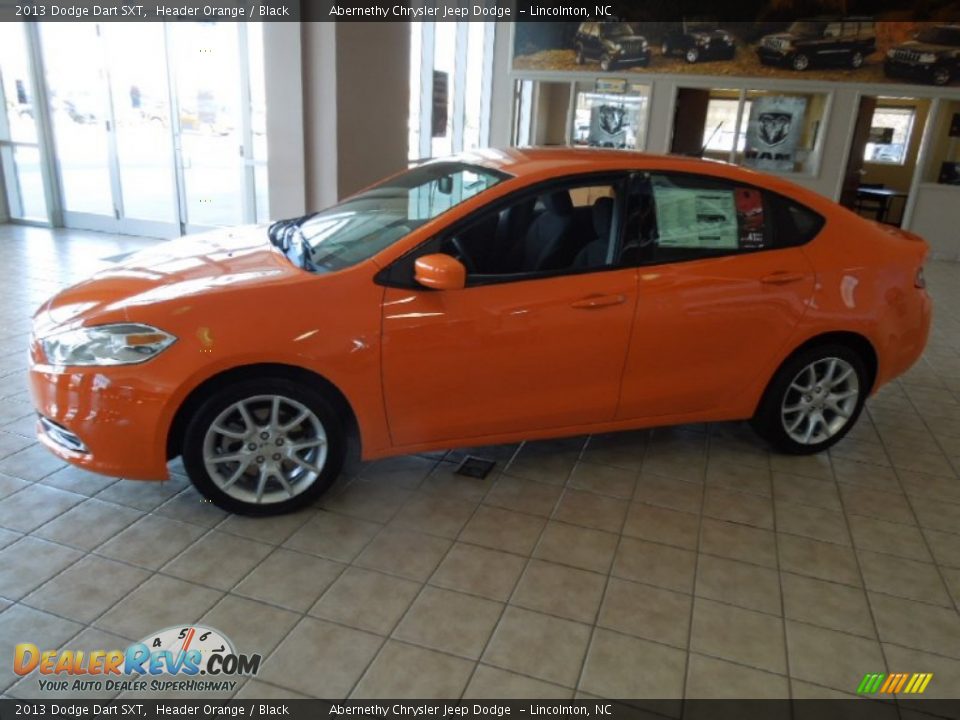 2013 Dodge Dart SXT Header Orange / Black Photo #3