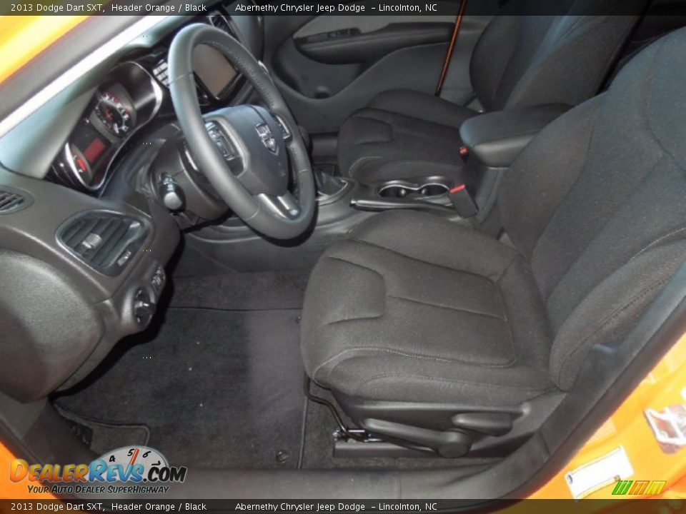 2013 Dodge Dart SXT Header Orange / Black Photo #8