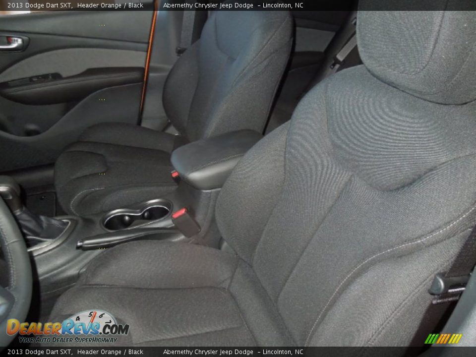 2013 Dodge Dart SXT Header Orange / Black Photo #9