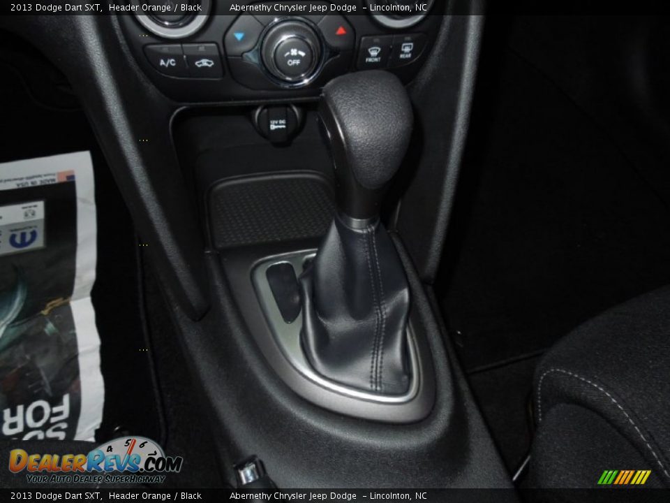 2013 Dodge Dart SXT Header Orange / Black Photo #12