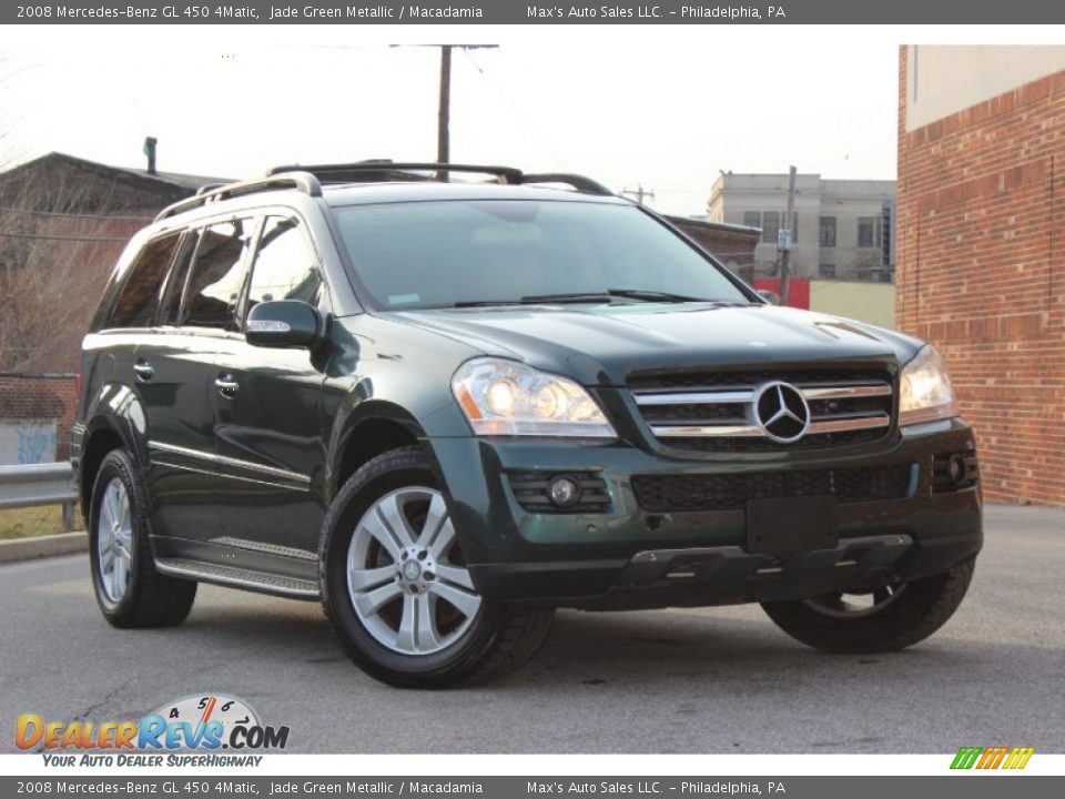 2008 Mercedes-Benz GL 450 4Matic Jade Green Metallic / Macadamia Photo #1