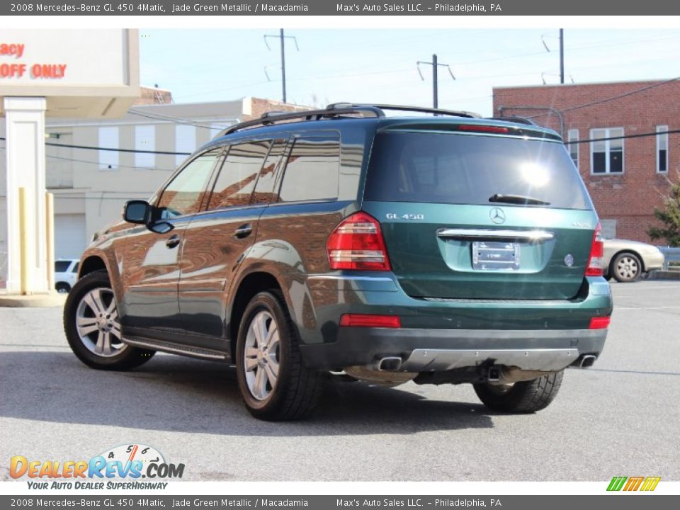 2008 Mercedes-Benz GL 450 4Matic Jade Green Metallic / Macadamia Photo #2