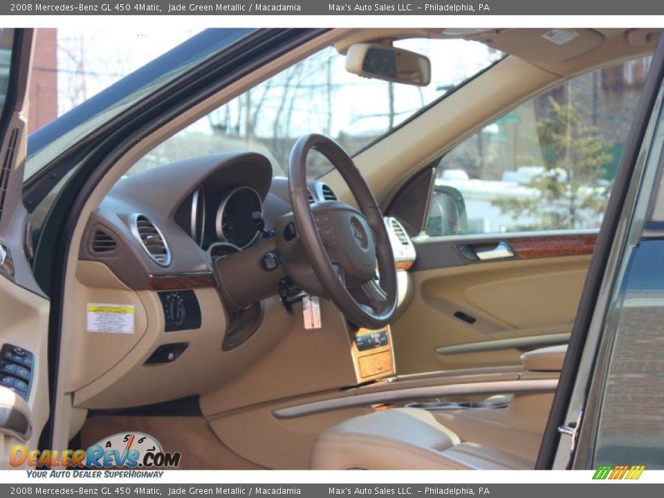 2008 Mercedes-Benz GL 450 4Matic Jade Green Metallic / Macadamia Photo #3