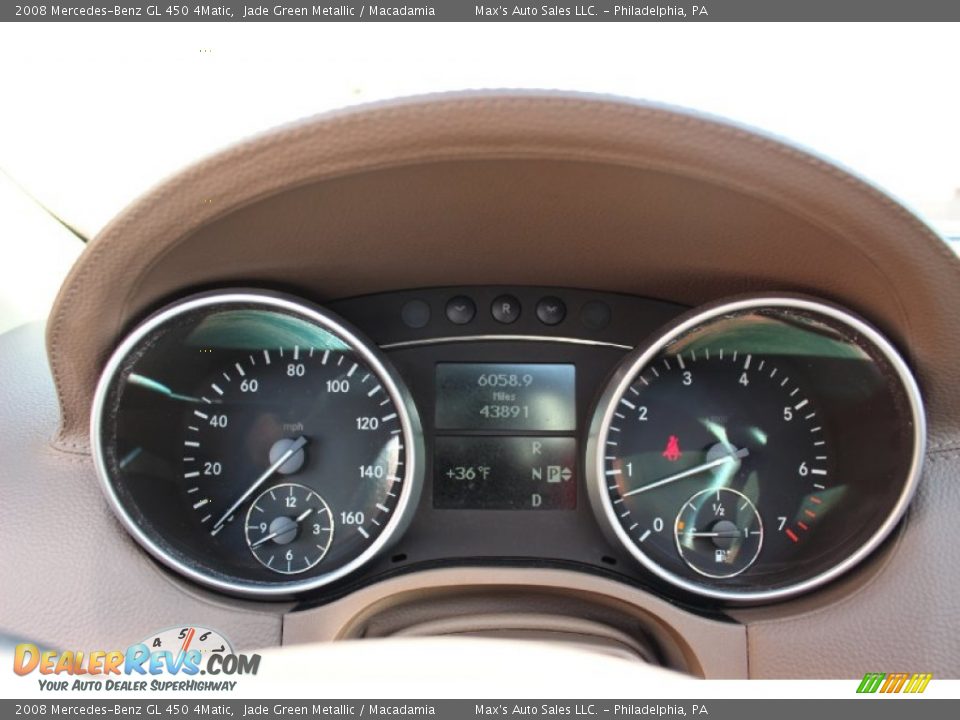 2008 Mercedes-Benz GL 450 4Matic Jade Green Metallic / Macadamia Photo #4