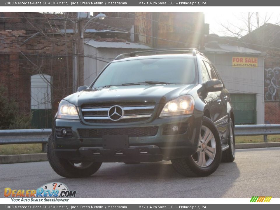 2008 Mercedes-Benz GL 450 4Matic Jade Green Metallic / Macadamia Photo #8
