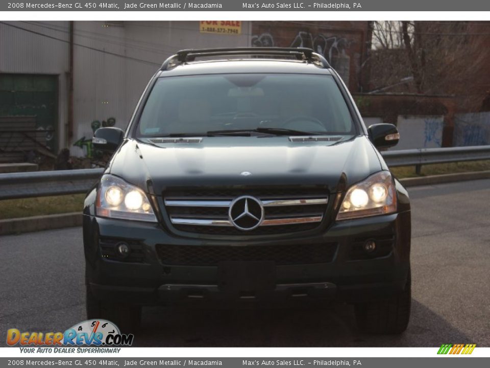 2008 Mercedes-Benz GL 450 4Matic Jade Green Metallic / Macadamia Photo #9