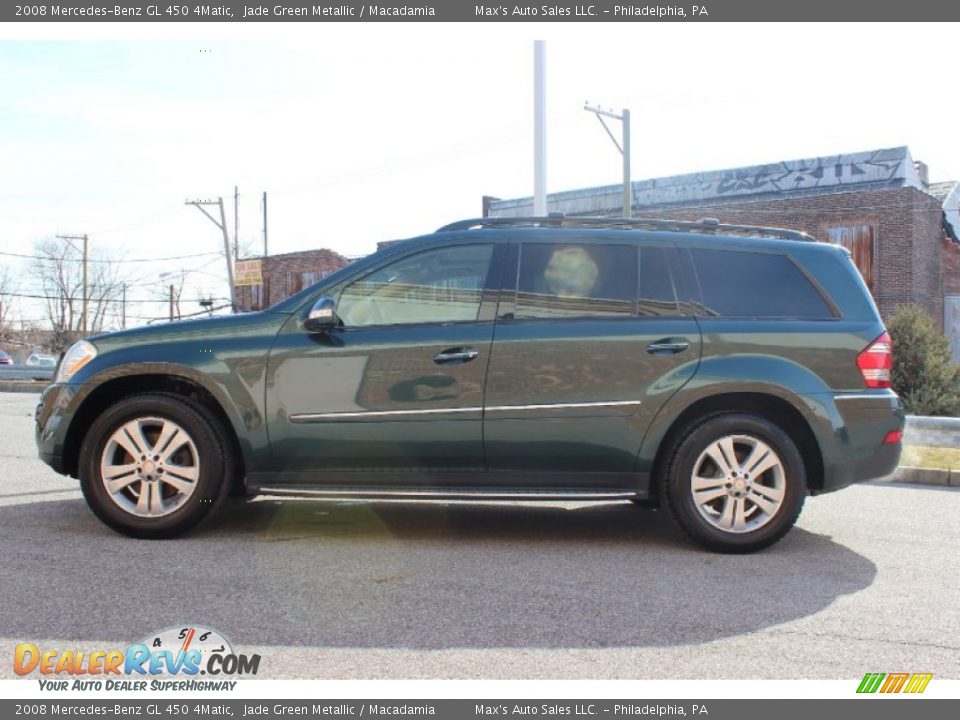 2008 Mercedes-Benz GL 450 4Matic Jade Green Metallic / Macadamia Photo #10