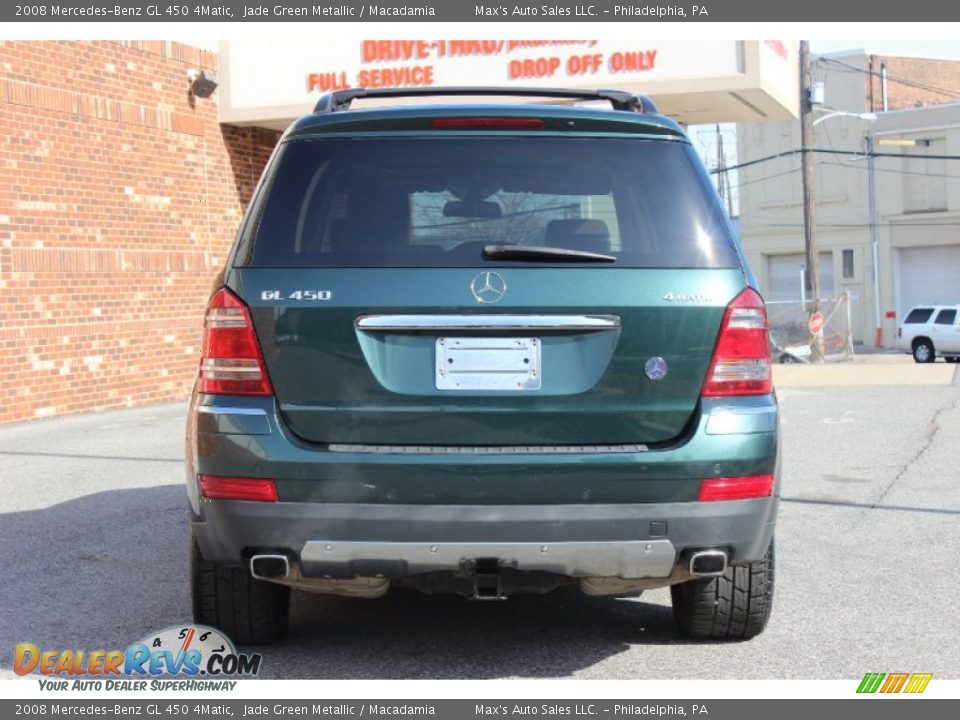2008 Mercedes-Benz GL 450 4Matic Jade Green Metallic / Macadamia Photo #11