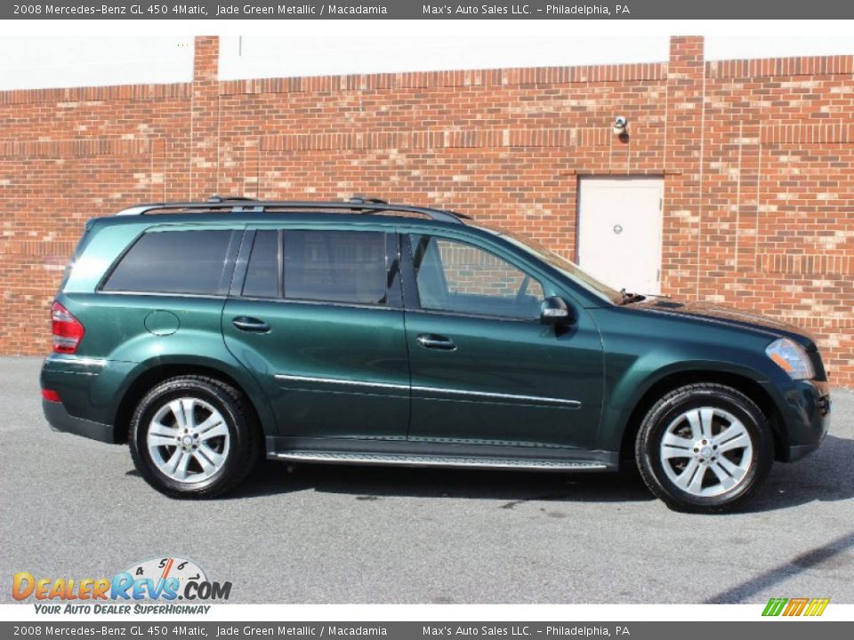 2008 Mercedes-Benz GL 450 4Matic Jade Green Metallic / Macadamia Photo #12