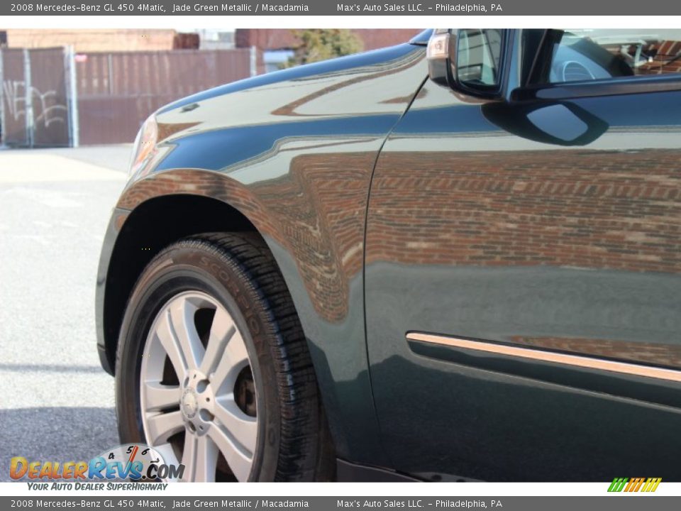 2008 Mercedes-Benz GL 450 4Matic Jade Green Metallic / Macadamia Photo #14