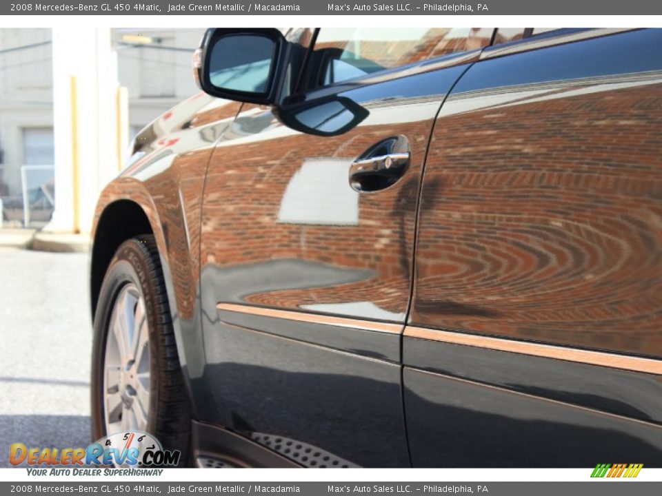 2008 Mercedes-Benz GL 450 4Matic Jade Green Metallic / Macadamia Photo #16