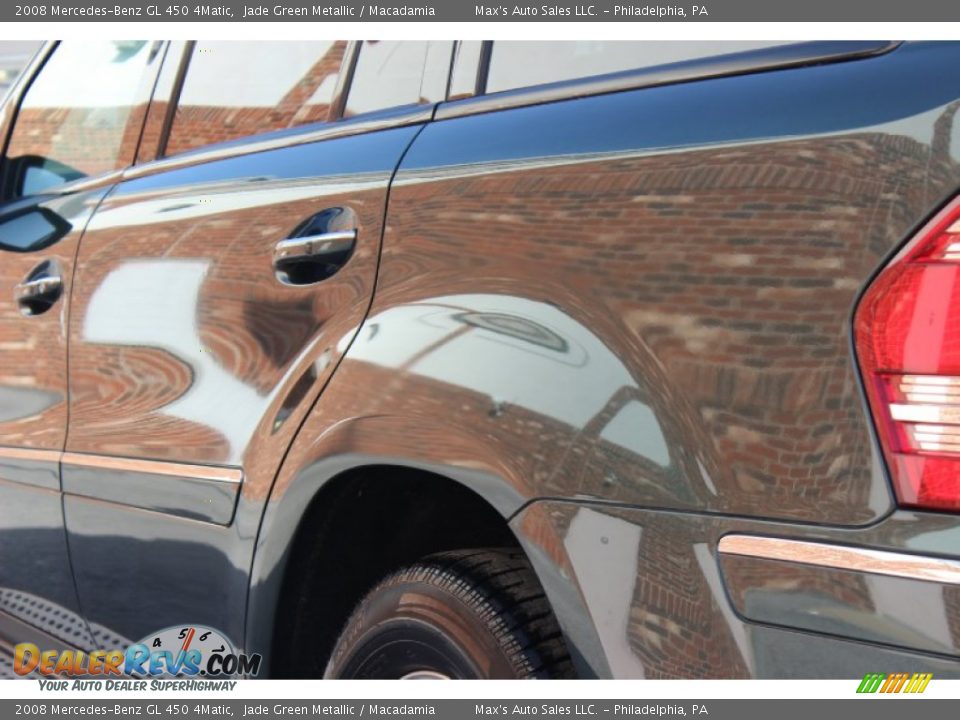 2008 Mercedes-Benz GL 450 4Matic Jade Green Metallic / Macadamia Photo #18