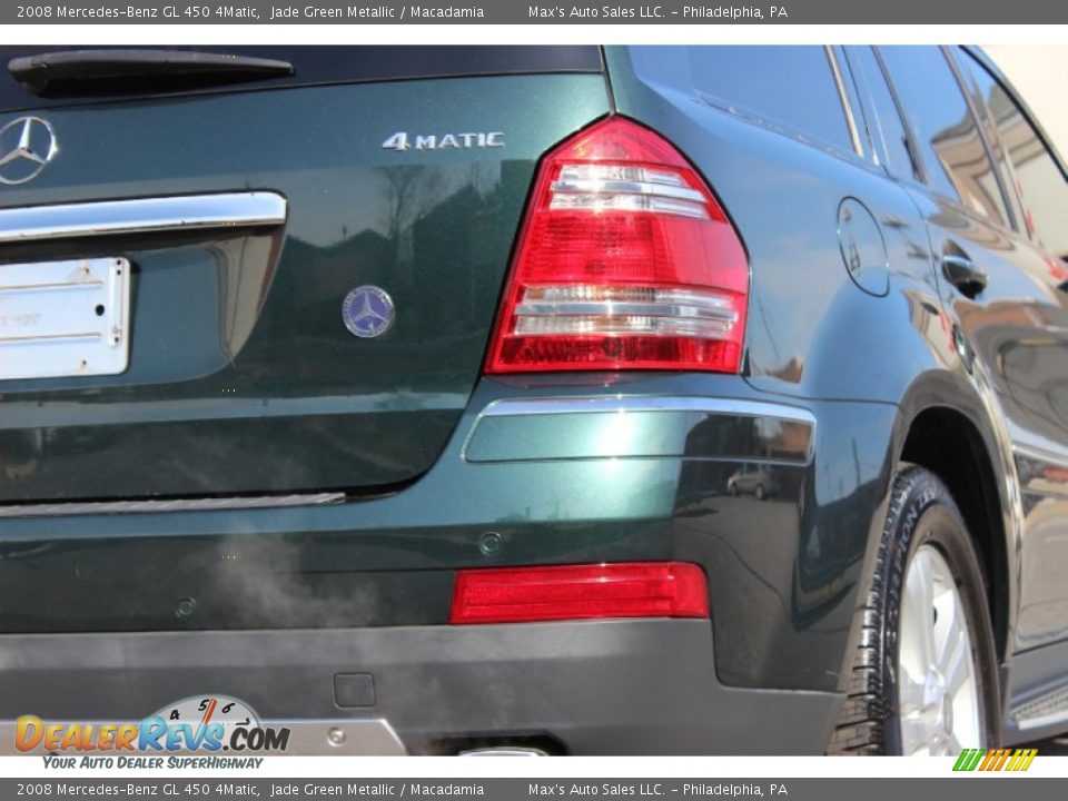 2008 Mercedes-Benz GL 450 4Matic Jade Green Metallic / Macadamia Photo #21