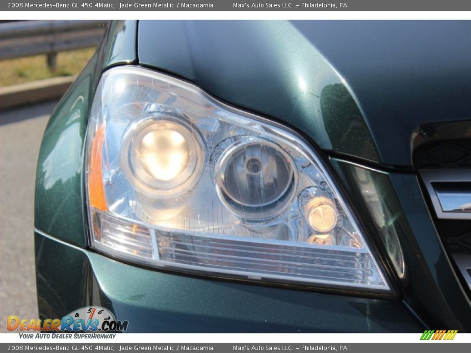 2008 Mercedes-Benz GL 450 4Matic Jade Green Metallic / Macadamia Photo #27