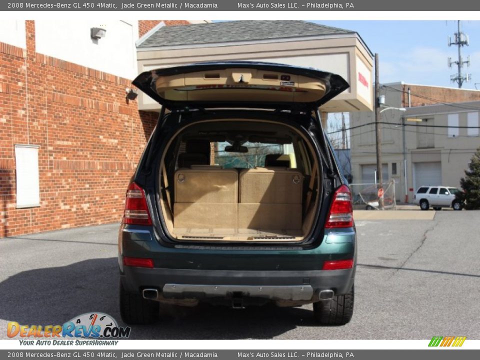 2008 Mercedes-Benz GL 450 4Matic Jade Green Metallic / Macadamia Photo #36