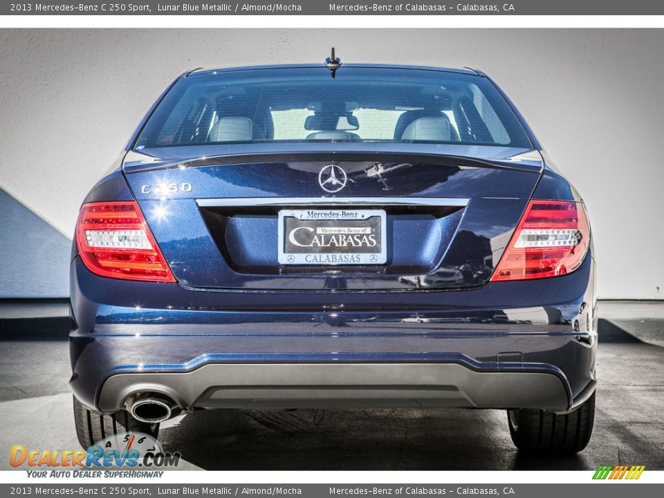 2013 Mercedes-Benz C 250 Sport Lunar Blue Metallic / Almond/Mocha Photo #3