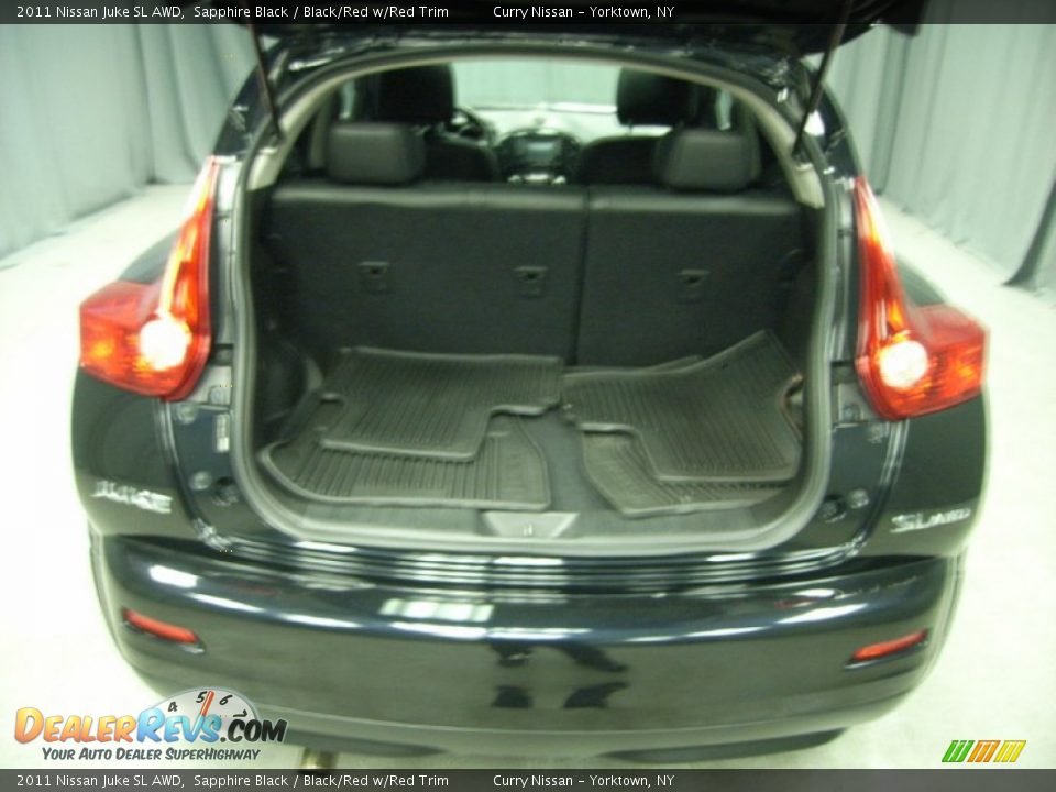 2011 Nissan Juke SL AWD Sapphire Black / Black/Red w/Red Trim Photo #11