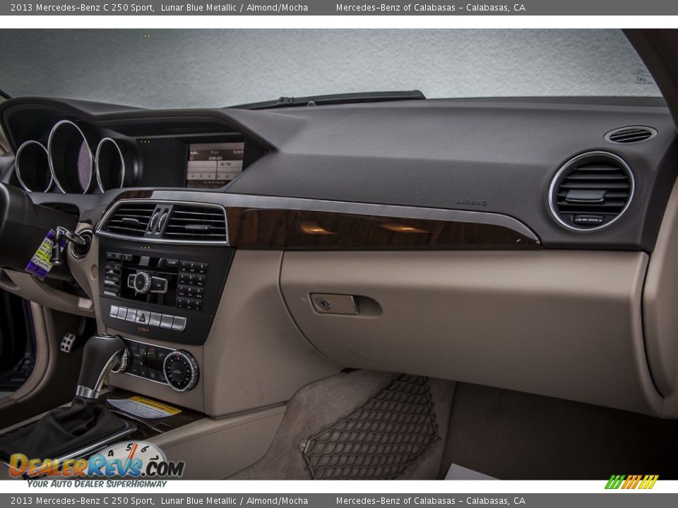 2013 Mercedes-Benz C 250 Sport Lunar Blue Metallic / Almond/Mocha Photo #8