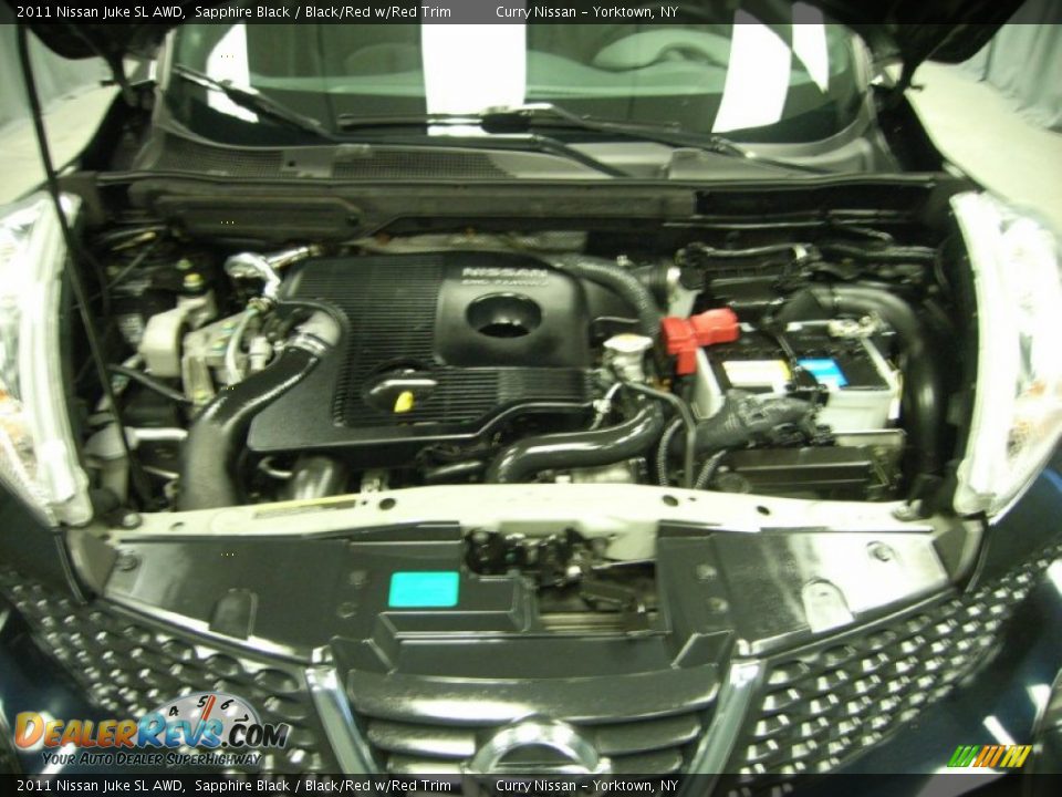 2011 Nissan Juke SL AWD Sapphire Black / Black/Red w/Red Trim Photo #15