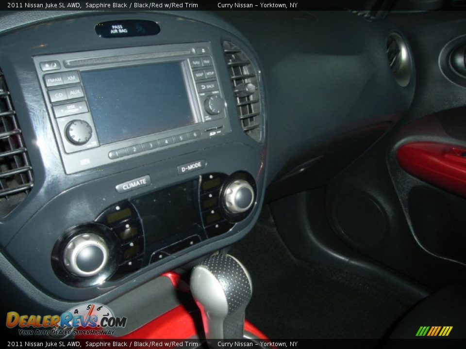 2011 Nissan Juke SL AWD Sapphire Black / Black/Red w/Red Trim Photo #26