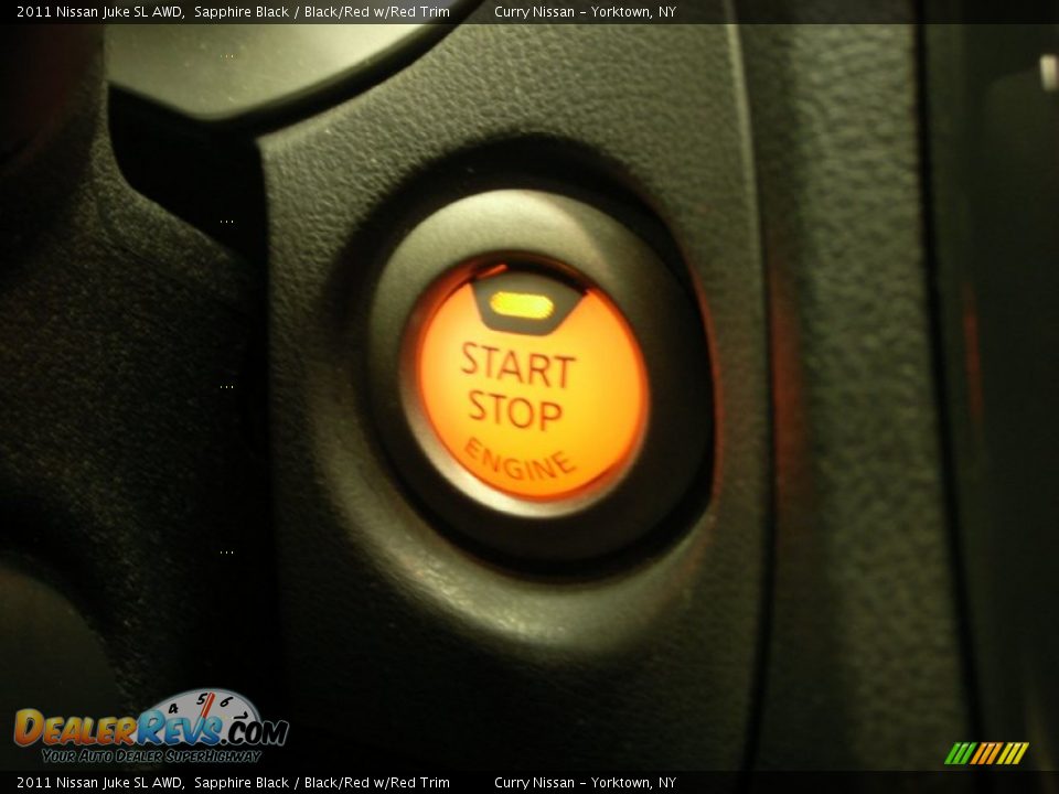 2011 Nissan Juke SL AWD Sapphire Black / Black/Red w/Red Trim Photo #30