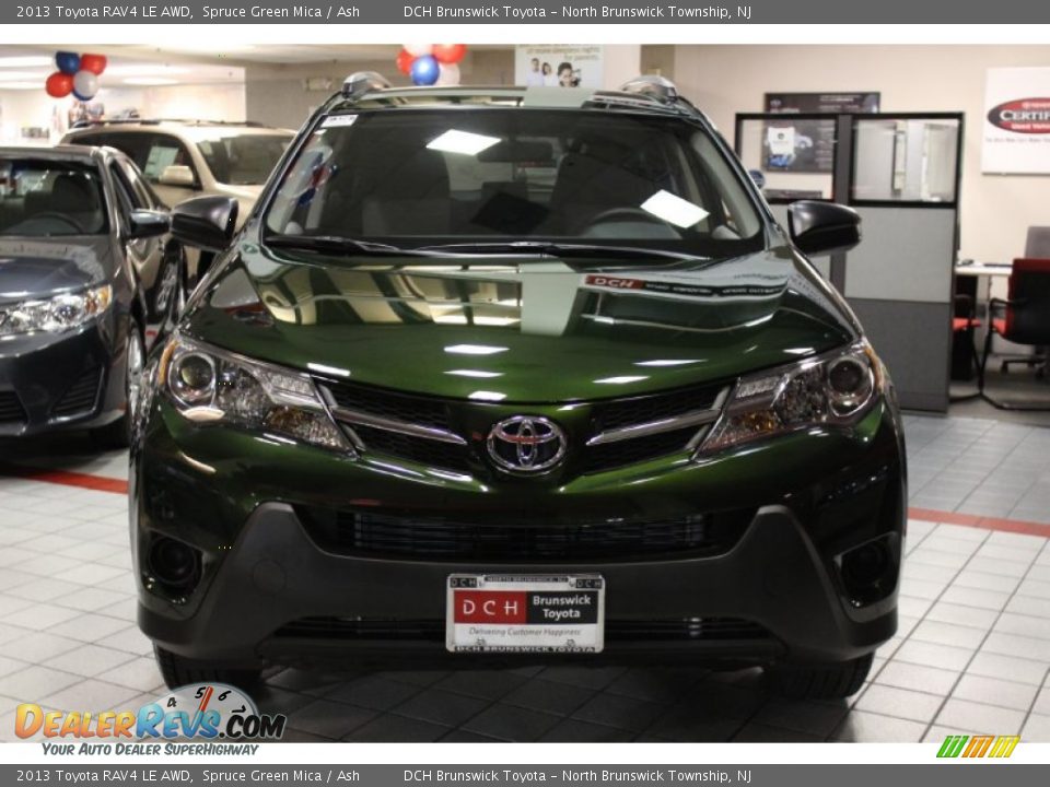 2013 Toyota RAV4 LE AWD Spruce Green Mica / Ash Photo #2