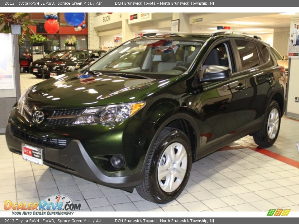 2013 Toyota RAV4 LE AWD Spruce Green Mica / Ash Photo #3