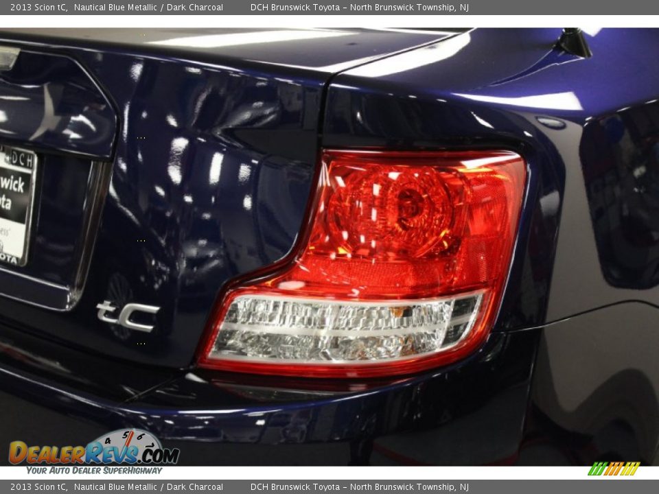 2013 Scion tC Nautical Blue Metallic / Dark Charcoal Photo #6