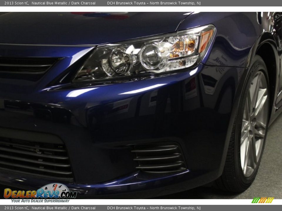 2013 Scion tC Nautical Blue Metallic / Dark Charcoal Photo #7