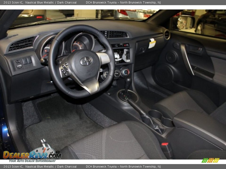 Dark Charcoal Interior - 2013 Scion tC  Photo #9
