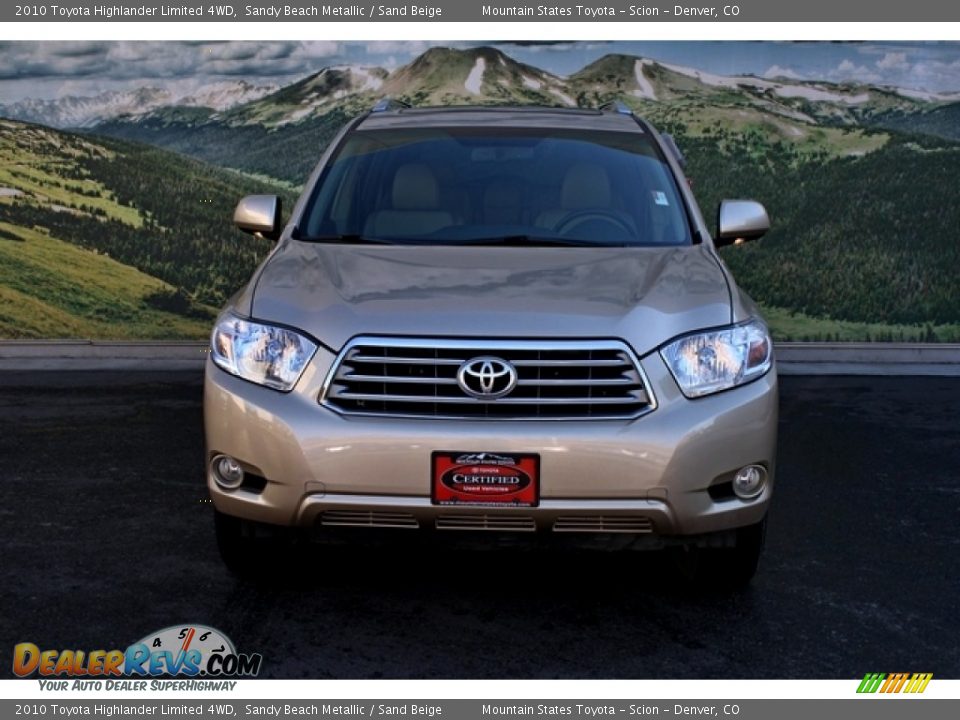 2010 Toyota Highlander Limited 4WD Sandy Beach Metallic / Sand Beige Photo #7
