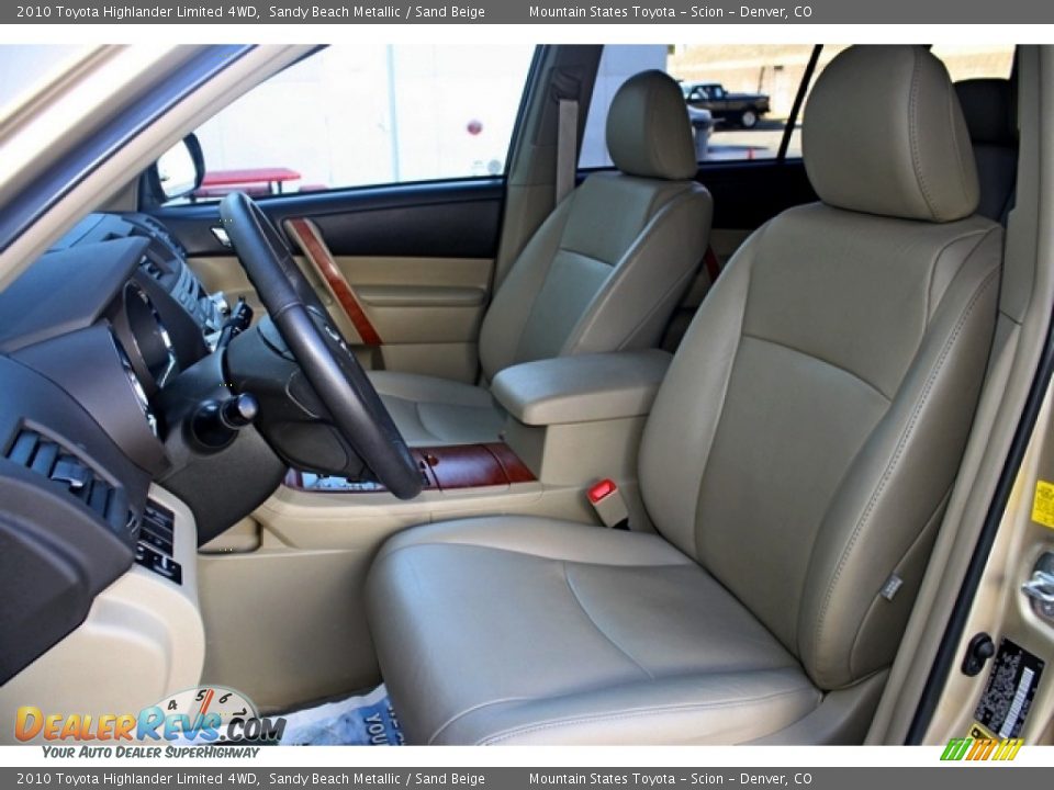 2010 Toyota Highlander Limited 4WD Sandy Beach Metallic / Sand Beige Photo #11