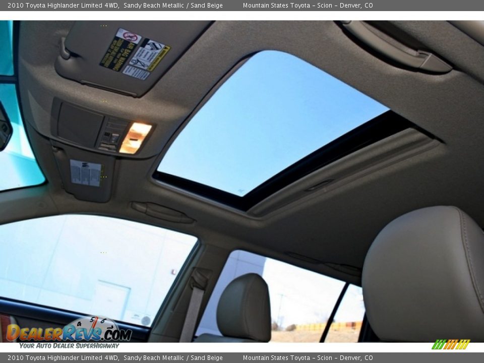 2010 Toyota Highlander Limited 4WD Sandy Beach Metallic / Sand Beige Photo #13